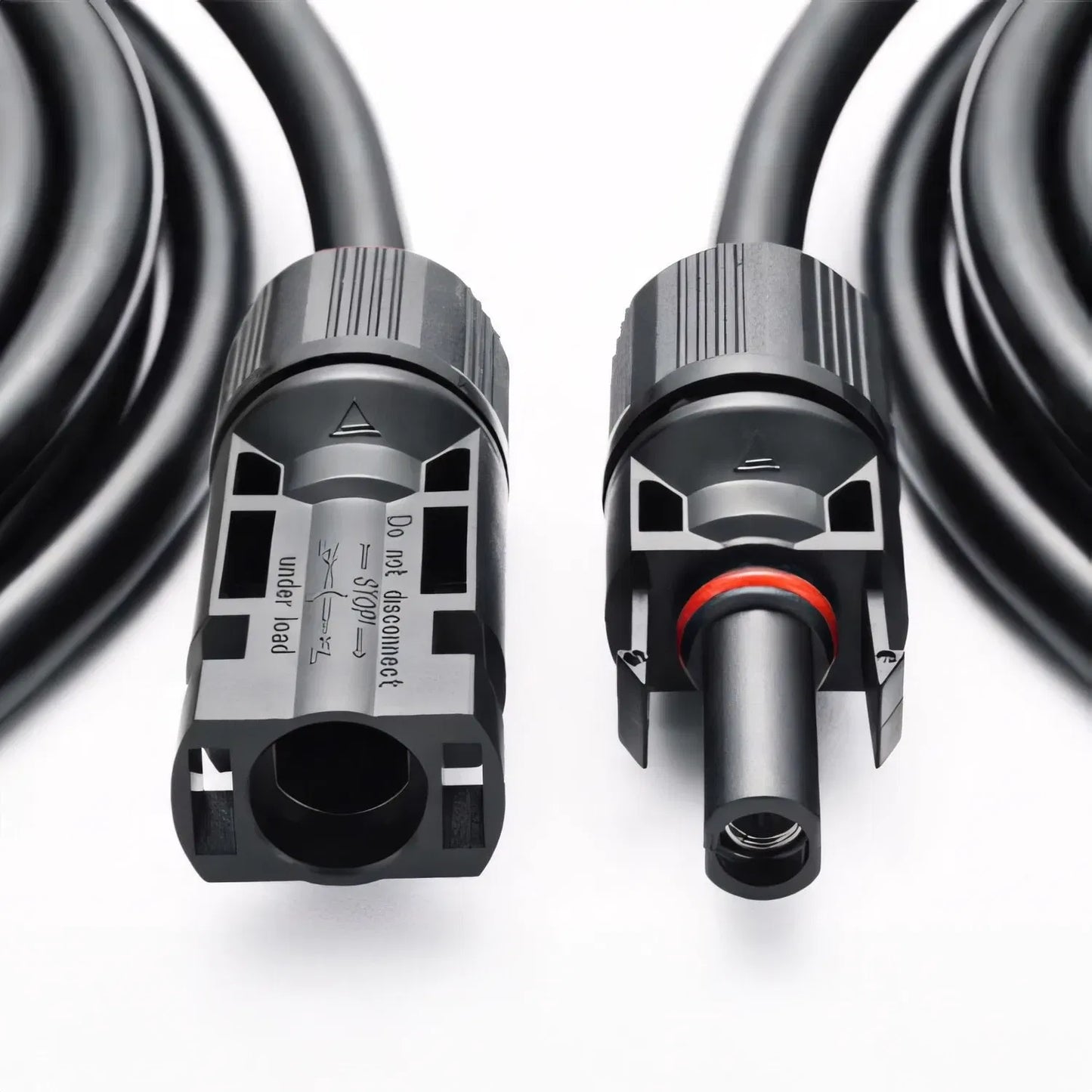 Verlängerungskabel 6mm² beidseitig kompatibel mit MC4 Solarkabel schwarz inkl. Stecker - 5m