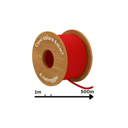 Cavo solare 6mm² / 1m - 500m